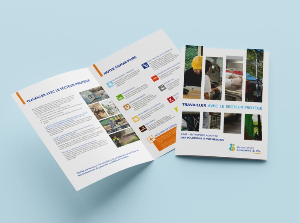 dépliant de présentation des activités des ESAT/EA